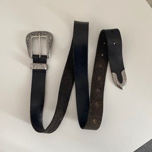 Leather Western Style Belt